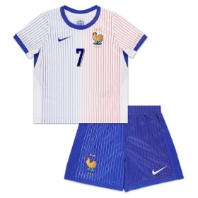 Goedkope Frankrijk Griezmann 7 Kids Uittenue EK 2024